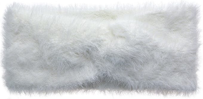 Clayre & Eef Hoofdband Vrouwen 10x22 cm Wit Synthetisch