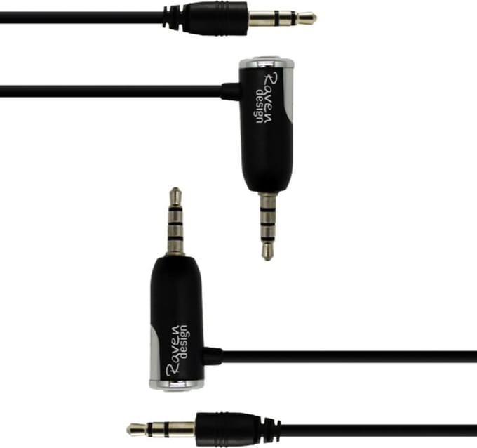 Aux kabel auto - ingebouwd microfoon en afstandsbediening - audio kabel jack