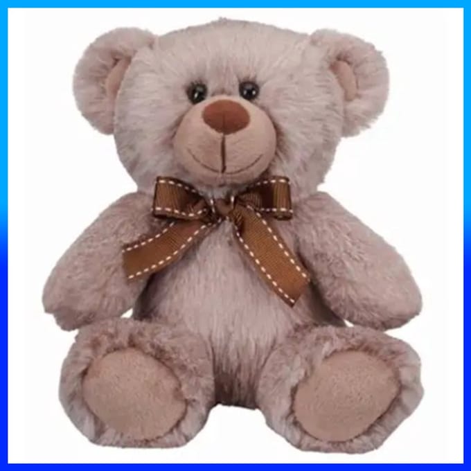 Teddybeer Bruin met Strik Pluche Knuffel 30 cm