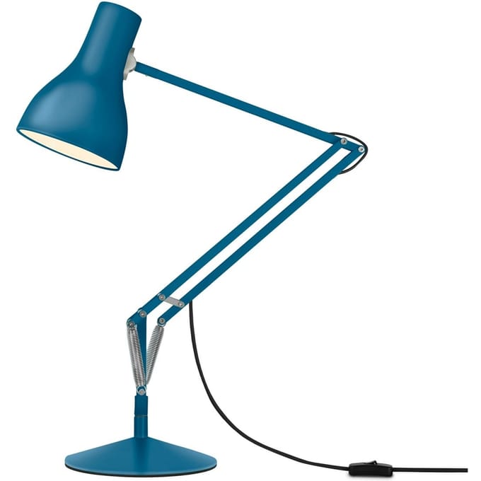Anglepoise Type 75 Tafellamp Anglepoise + Margaret Howell Saxon Blauw
