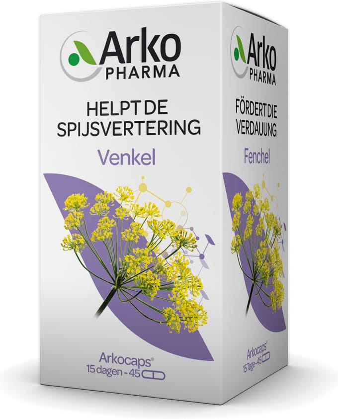 Arkocaps Venkel - 45 Capsules - Voeidngssupplement