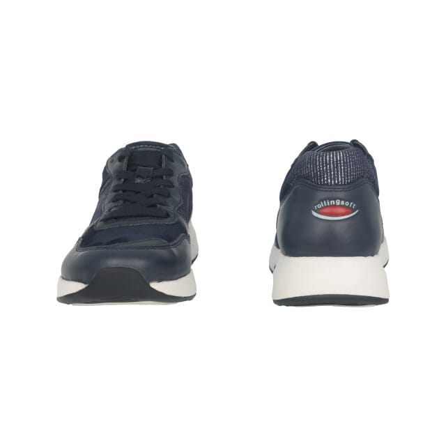 Gabor rollingsoft sensitive 76.948.56 - dames rollende wandelsneaker - Blauw - maat 37 (EU) 4 (UK)
