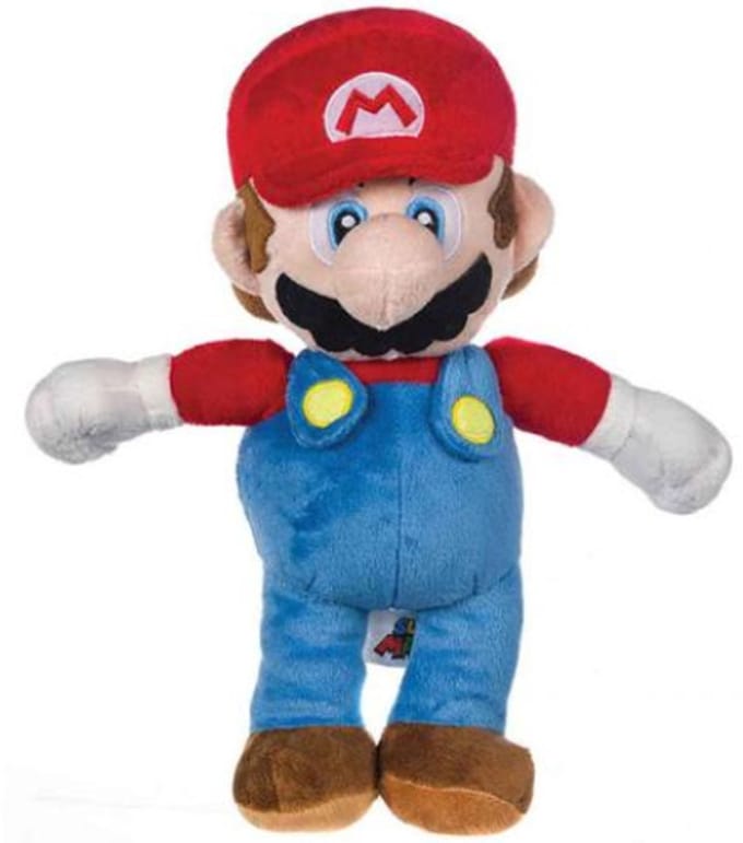Mario - Super Mario Bros Mini Pluche Knuffel 16 cm