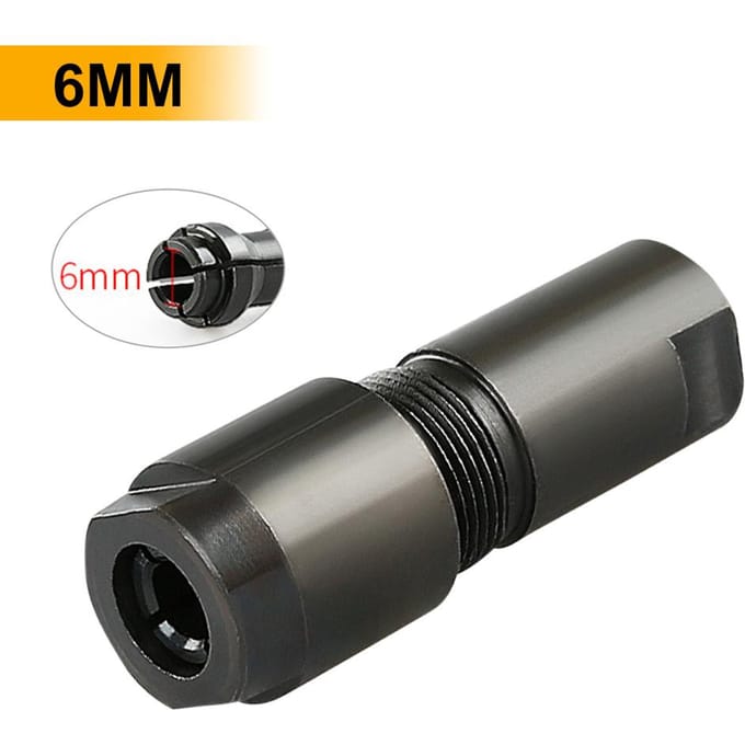 Adaptateur universel modifié pour meuleuse d'angle 6/3 mm vers mandrin de meuleuse droite pour meuleuse d'angle de type 100, coupe-fil M10 6mm