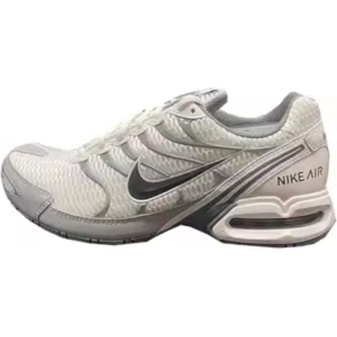 Nike Air Max Torch 4 Wit Heren Sneakers Antraciet-Wolfsgrijs 343846-100 44.5 white
