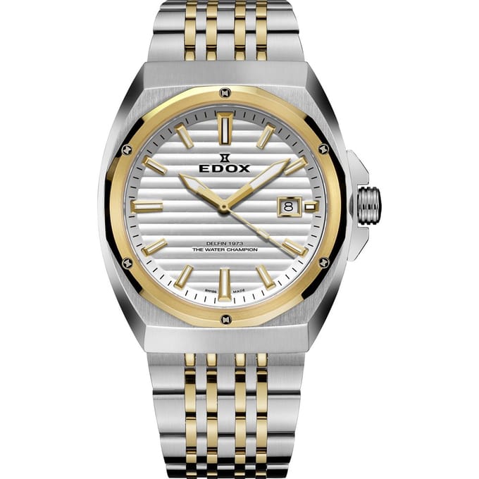 Edox Delfin 53032-357JM-AID Delfin 1973 Horloge