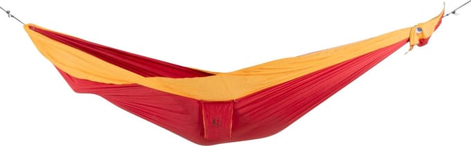Ticket to the Moon King Size Hammock (320 x 230 cm), Hangmat, Rood/Geel