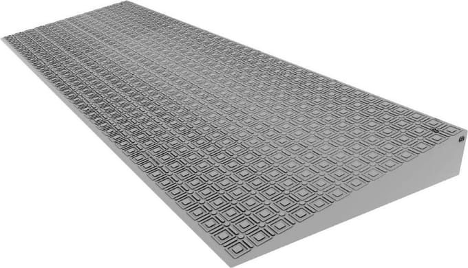 Quickramp Drempelhulp Buiten - 60 mm Hoog - Polyethyleen Oprijhelling