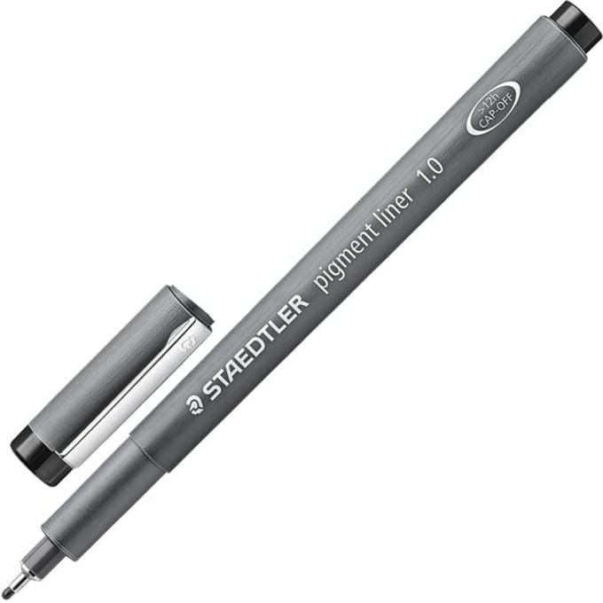 STAEDTLER - Artist Series - pigment liner - zwart - 0,1 mm