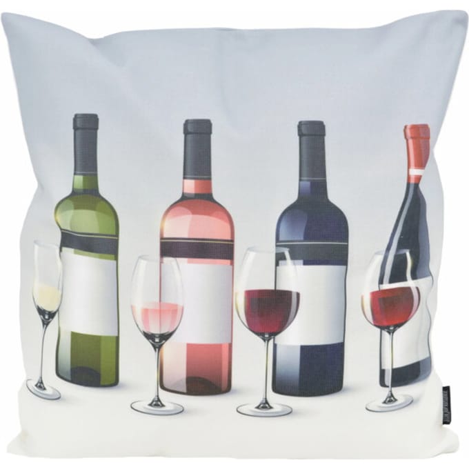 Gek op kussens! Sierkussen wijnen! outdoor | 45 x 45 cm | katoen/polyester