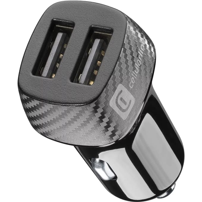 Cellularline 8018080203237 Smartphone, Universeel Zwart Sigarettenaansteker Auto