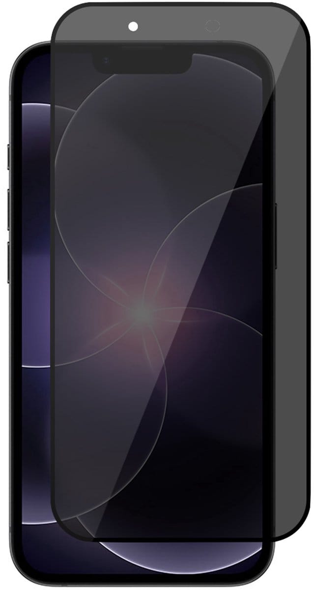 Privacy Screenprotector geschikt voor iPhone 17e - Volledig Dekkend Glas Screen Protector
