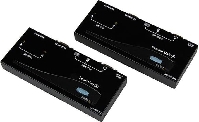 StarTech.com USB VGA KVM Console Extender over CAT5 UTP: USB VGA KVM-console-extender via CAT5 UTP