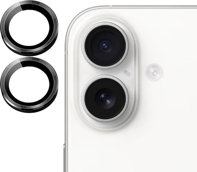 Screenprotector Camera geschikt voor Apple iPhone 16 - Beschermglas Camera Glas