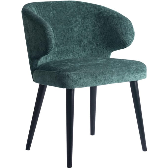 PTMD Eetkamerstoel Fiori - Blauw Petrol