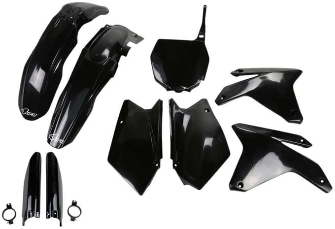 Ufo Suzuki Rmz 450 2005-2006 Sukit404f-001 Fork Protectors & Plastic Set Zwart
