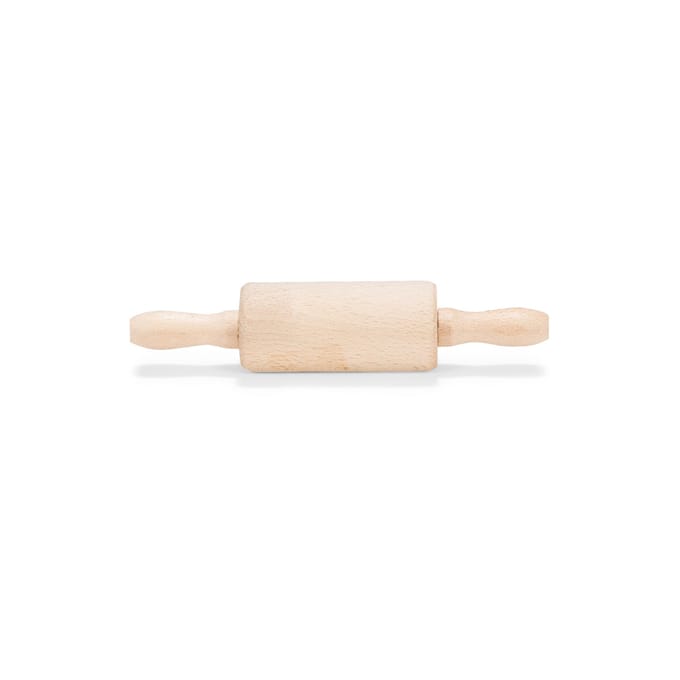Mini Deegroller - Hout - Klein - 10 cm - Keuken - Bakken - Kitchen