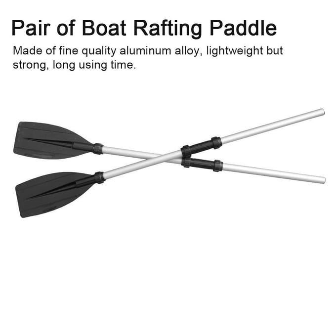 Aluminiumlegering Boot Rafting Peddel Opblaasbare Boot Visboot Verdikte Hand Peddel Afneembaar veelkleurig