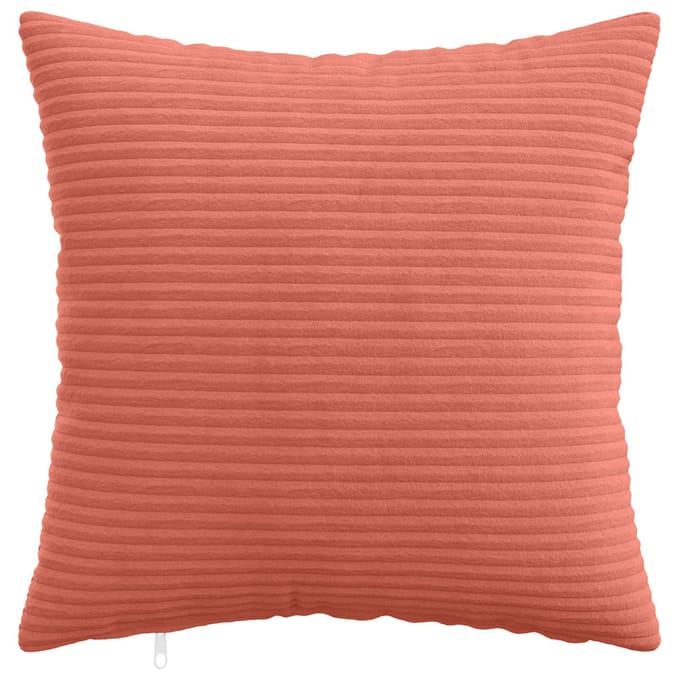 vidaXL - Kussensloop - 6 - pcs - HEERLEN - Rood - Oranje - 30 - x - 30 - cm - corduroy