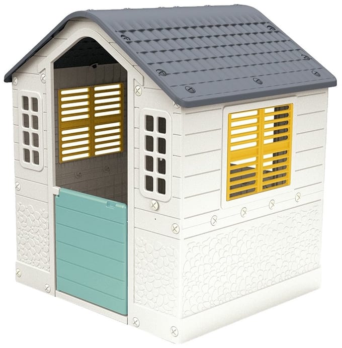 Dolu 3311 Speelhuis Wit/Blauw/Geel