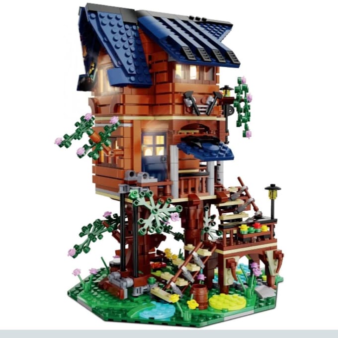 CaDA | Building Series - Four Seasons Story Tree House 1155 Stuks