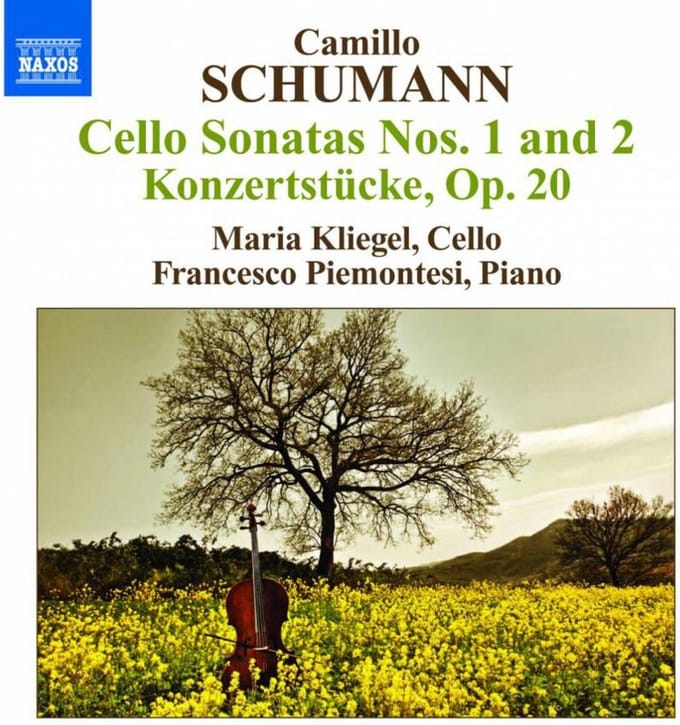 Maria Kliegel & Francesco Piemontesi - Camillo Schumann: Cello Sonatas Nos. 1 & 2 (CD)