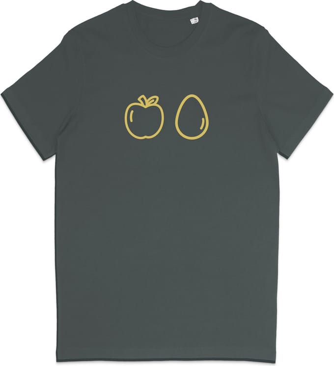 Dames Heren T Shirt Klussen - Appeltje Eitje - Grappig Cadeau voor Doe Het Zelvers - Grijs - M