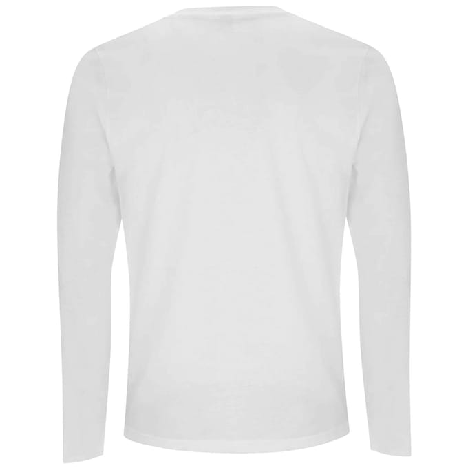 Harry Potter Hogwarts Crest Unisex Long Sleeve T-Shirt - White - L
