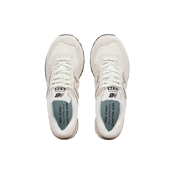 Baskets Unisexe New Balance 574 Blanc Cassé Gris U574OF2 39.5 white
