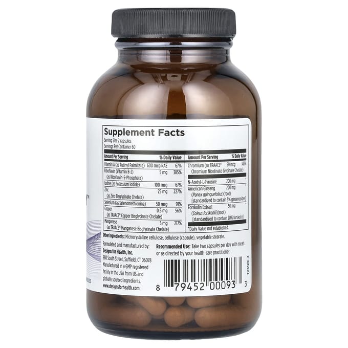 Synergie thyroïdienne™, 120 capsules végétariennes