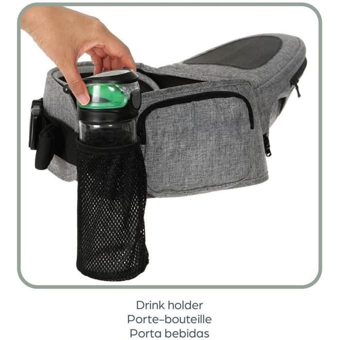 Porte-bébé - Siege de hanche - DREAMBABY - Up & Go - Gris