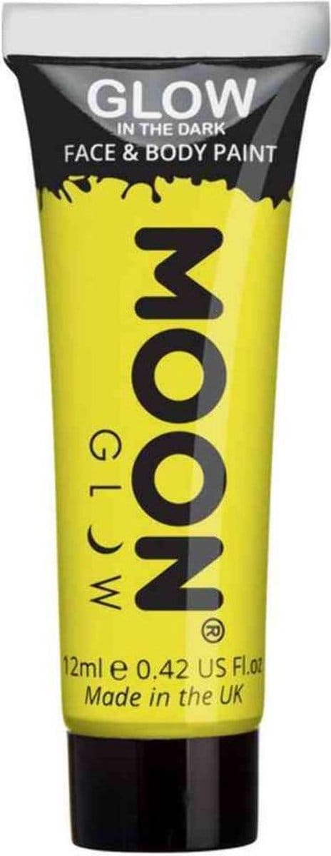 Moon Creations - Moon Glow Glow In The Dark Schmink - Geel