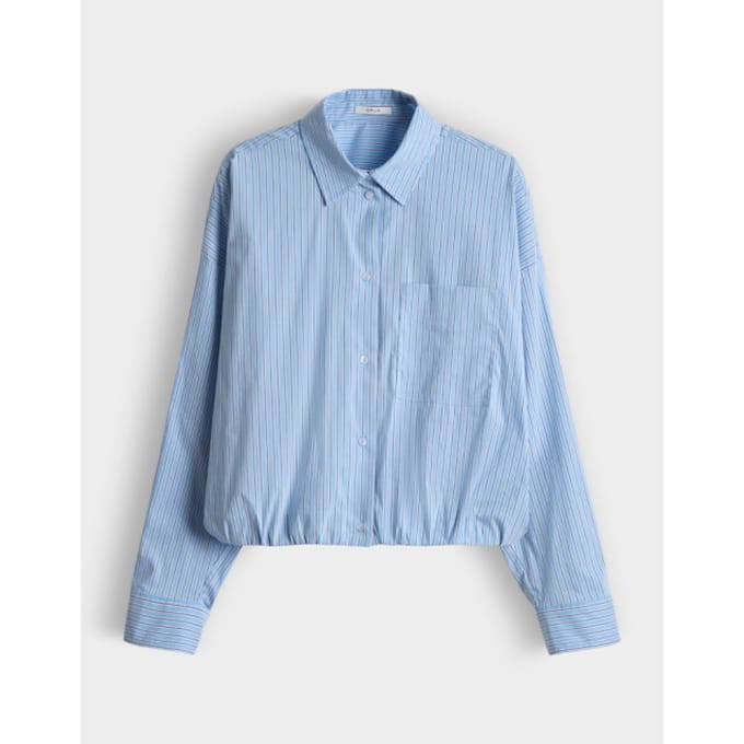 Regular fit Overhemdblouse met Overhemdkraag