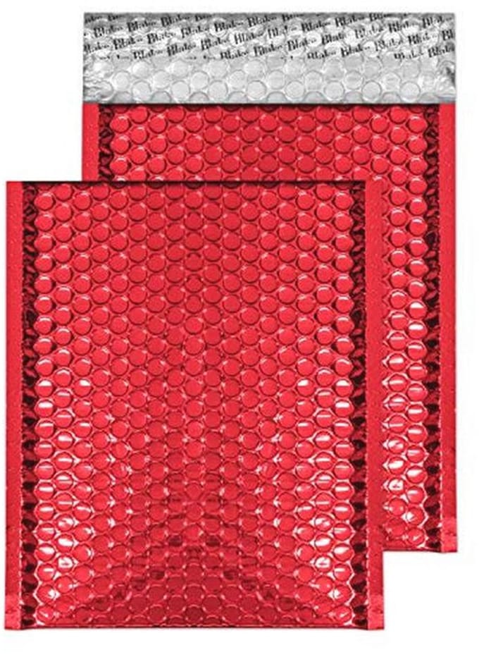 Duurzame Bubbelenveloppen Peel & Seal 100 Stuks C5+ Feestelijk Rood