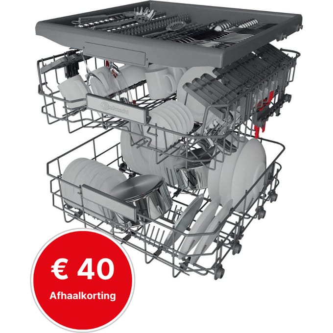 Bauknecht B0I D541A S | inbouw vaatwasser | 60 cm | ActiveDry