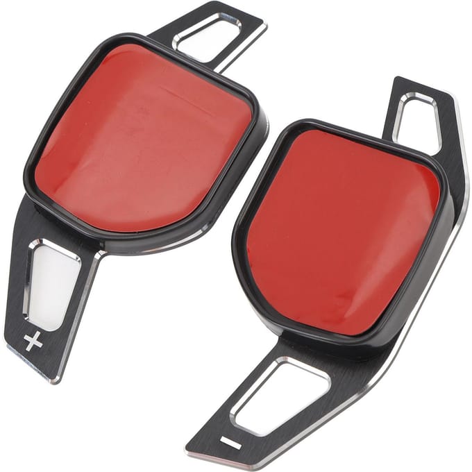 Extension de palettes au volant en aluminium noir pour RS3 S4 brown