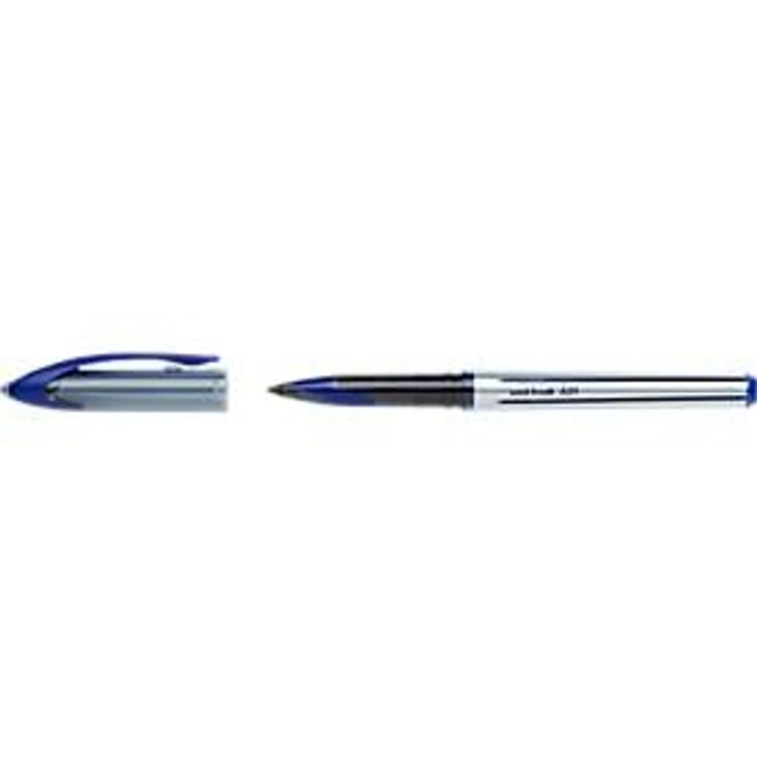 Liquid ink ballpoint pen Uni-Ball Air Micro UBA-188-M Blauw 12 Stuks
