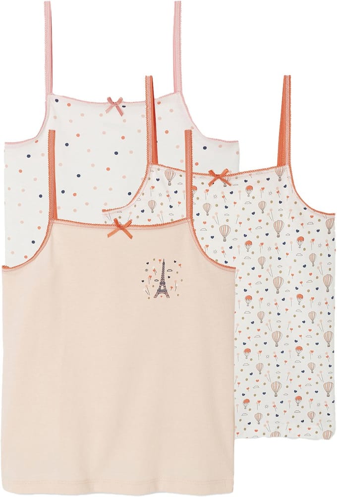 Vertbaudet Set van 3 leuke tanktops voor meisjes