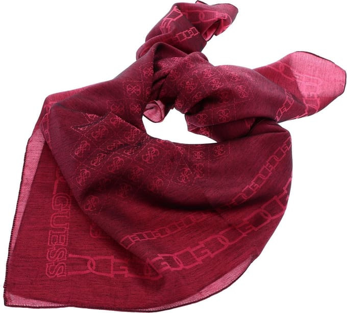 GUESS Sjaal Kefiah Scarf Fuchsia Rood