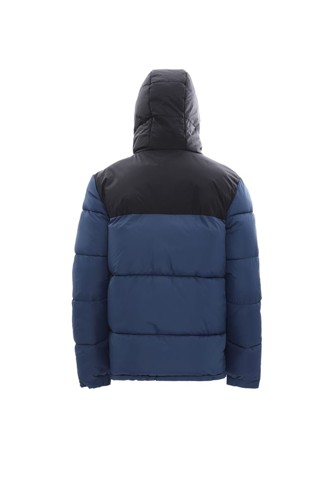 Mo Gewatteerd jack Heren Donker blauwgroen zwart