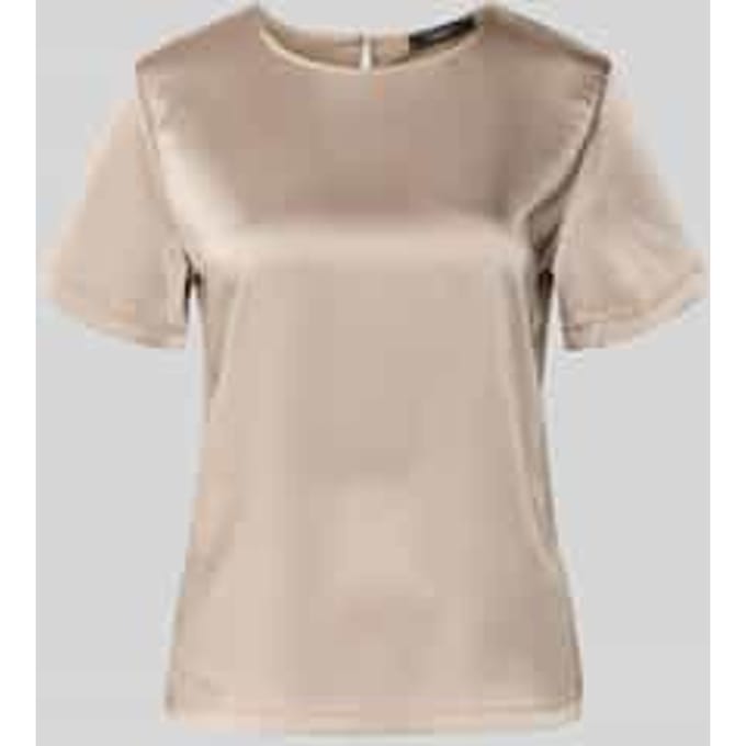 Regular fit T-shirt met lyocellgehalte model 'ZONA'