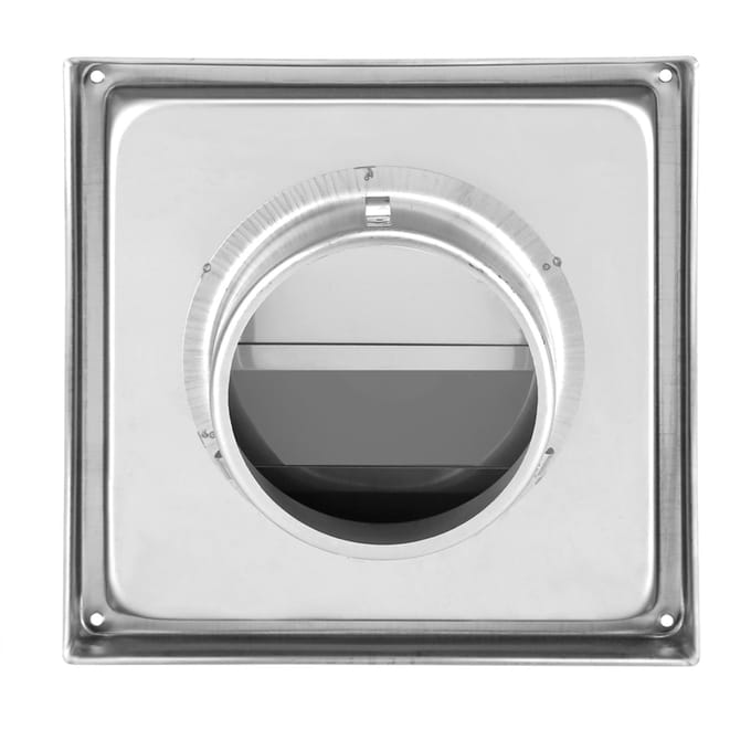 95mm RVS Muur Luchtrooster Vierkant Wasdroger Afzuigventilator Uitlaat
