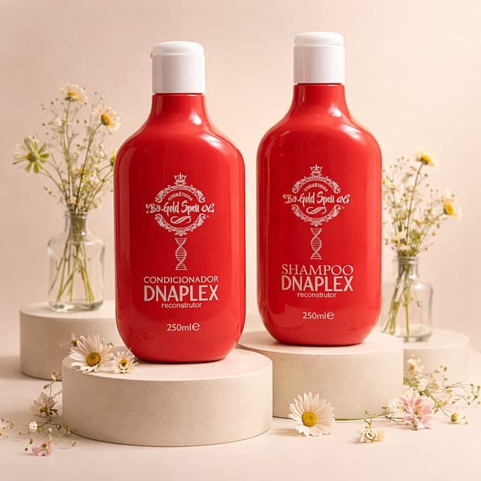 Gold Spell – DNAPLEX Reconstrutor Kit (Shampoo & Conditioner) 250 ml
