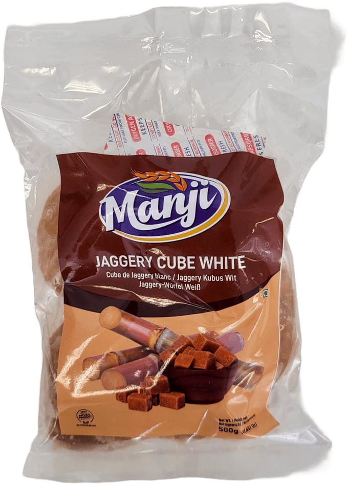 Manji - Jaggery Brokken Wit - 3x 500 g