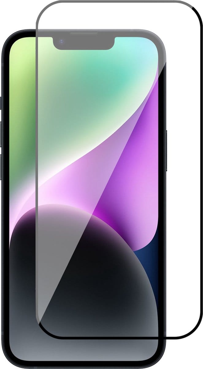 Screenprotector geschikt voor iPhone 14 Plus - Gehard Glas Beschermglas Tempered Glass Volledig Dekkende Screen Protector