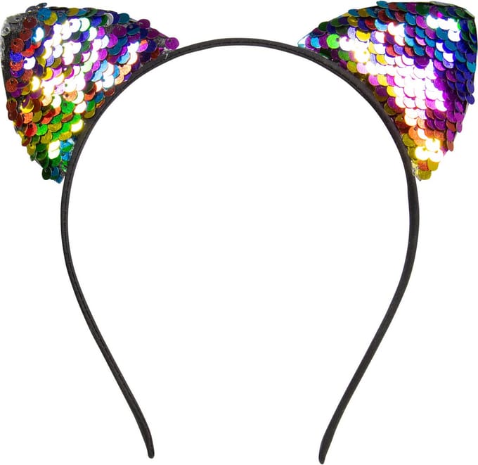 Folat - Pride - Tiara Kat Omkeerbare Pailletten Meerkleurig