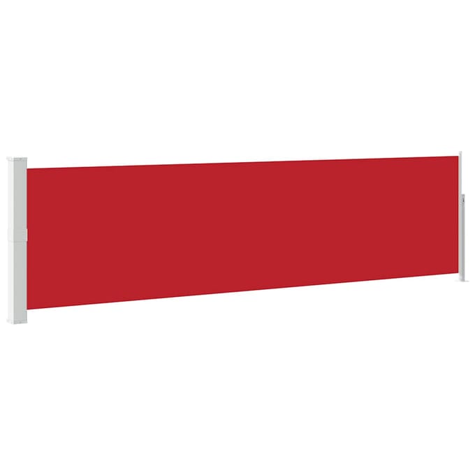 vidaXL - Tuinscherm - uittrekbaar - 140x500 - cm - rood