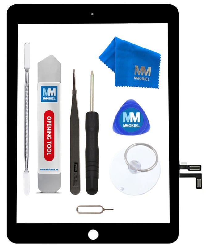MMOBIEL Digitizer Scherm Display Glas Touchscreen voor iPad 7 / iPad 8 (Zwart) - inclusief Tools