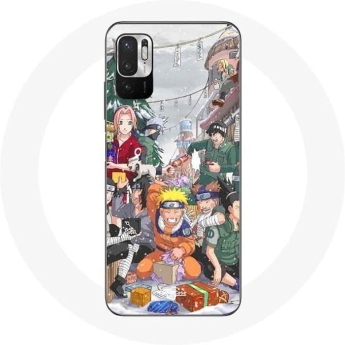 Coque pour Xiaomi Redmi Note 10 5G Naruto Christmas Day Anime Manga