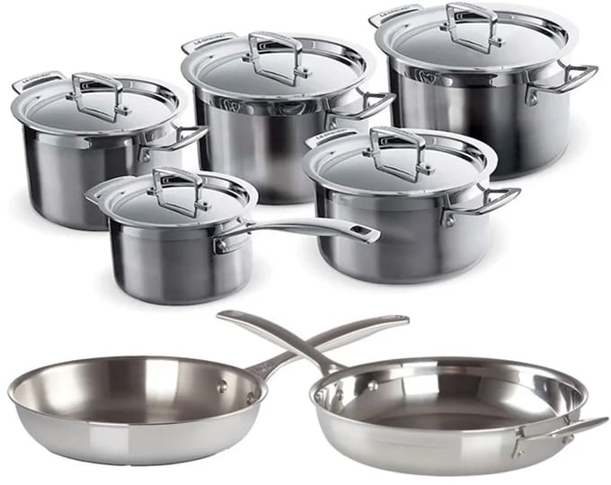 Le Creuset Pannenset Magnetik 7 delig